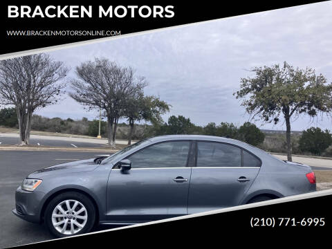 2013 Volkswagen Jetta for sale at BRACKEN MOTORS in San Antonio TX