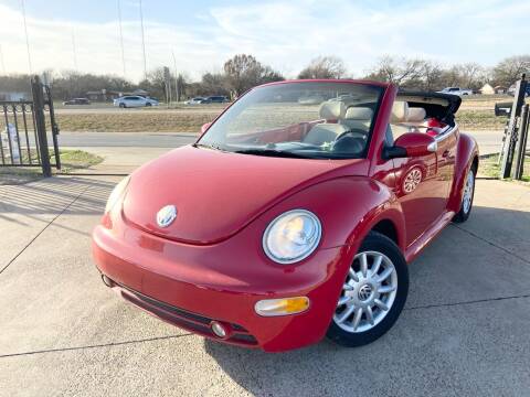 2005 Volkswagen New Beetle Convertible for sale at Texas Luxury Auto in Cedar Hill TX