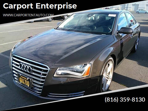2012 Audi A8 for sale at Carport Enterprise "US Motors" in Kansas City MO