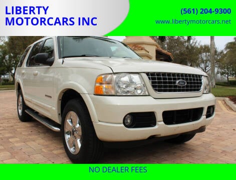 2004 Ford Explorer for sale at LIBERTY MOTORCARS INC in Royal Palm Beach FL