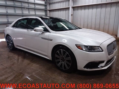 2017 Lincoln Continental for sale at East Coast Auto Source Inc. in Bedford VA