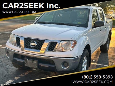 2009 Nissan Frontier for sale at CAR2SEEK Inc. in Salt Lake City UT