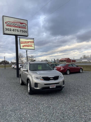 2015 Kia Sorento for sale at GoodFellas Automotive Group in Laurel DE