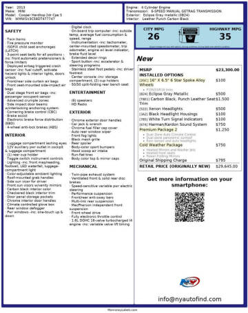 2013 MINI Hardtop Cooper S