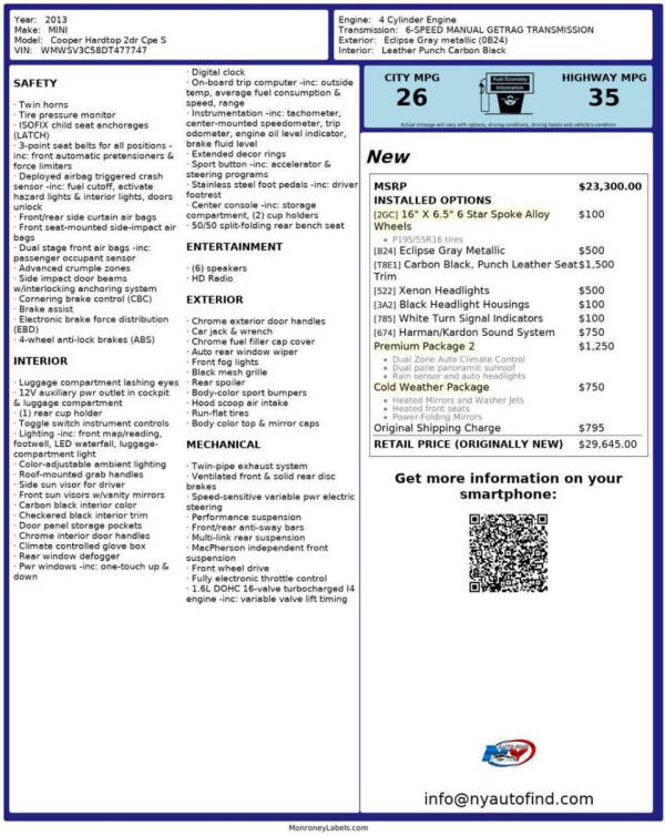 2013 MINI Hardtop Cooper S