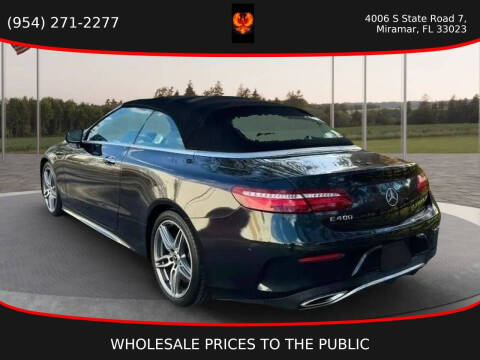 2018 Mercedes-Benz E-Class E 400