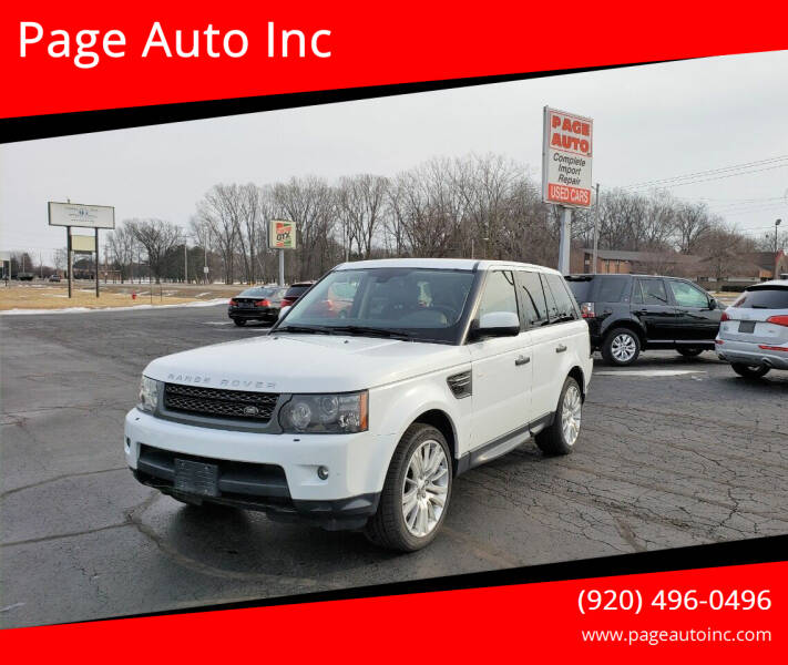 2011 Land Rover Range Rover Sport for sale at Page Auto Inc in Green Bay WI