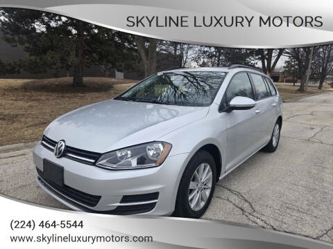 2015 Volkswagen Golf SportWagen for sale at Skyline Luxury Motors in Buffalo Grove IL
