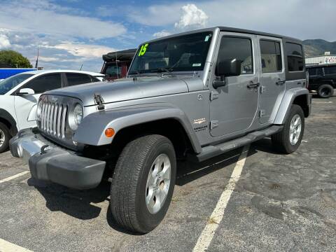 2015 Jeep Wrangler Unlimited for sale at DR JEEP in Salem UT