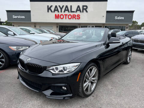 2015 BMW 4 Series for sale at KAYALAR MOTORS in Houston TX