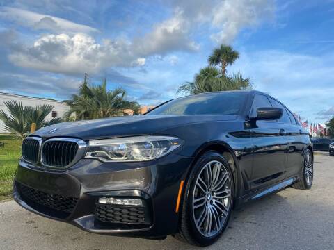 2017 BMW 5 Series for sale at GCR MOTORSPORTS in Hollywood FL