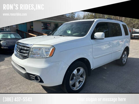 2013 Honda Pilot for sale at RON'S RIDES,INC in Bunnell FL