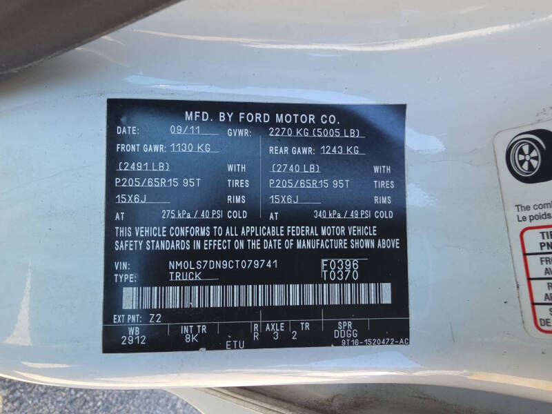 2012 Ford Transit Connect XLT
