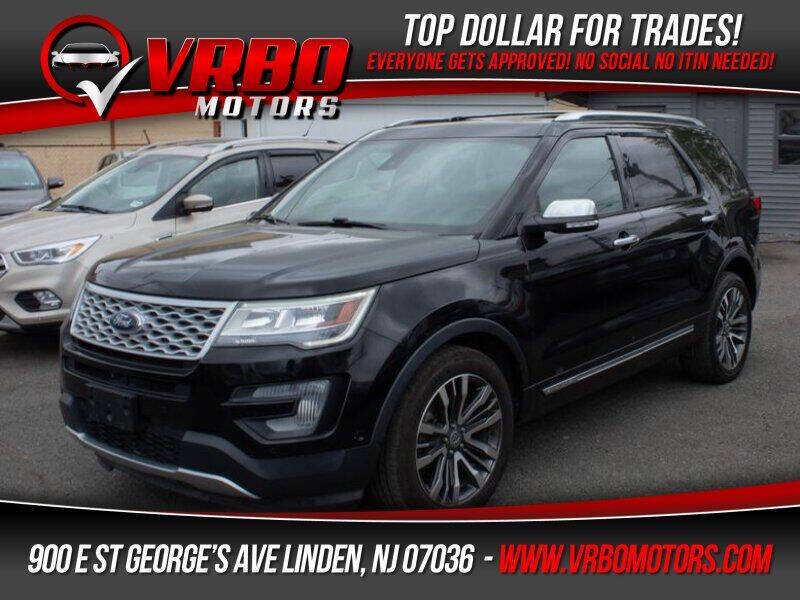 2017 Ford Explorer for sale at Vrbo Motors in Linden, NJ