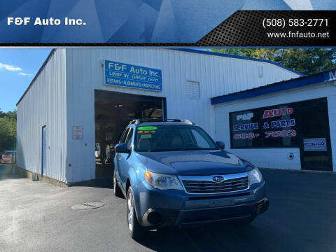 2009 Subaru Forester for sale at F&F Auto Inc. in West Bridgewater MA