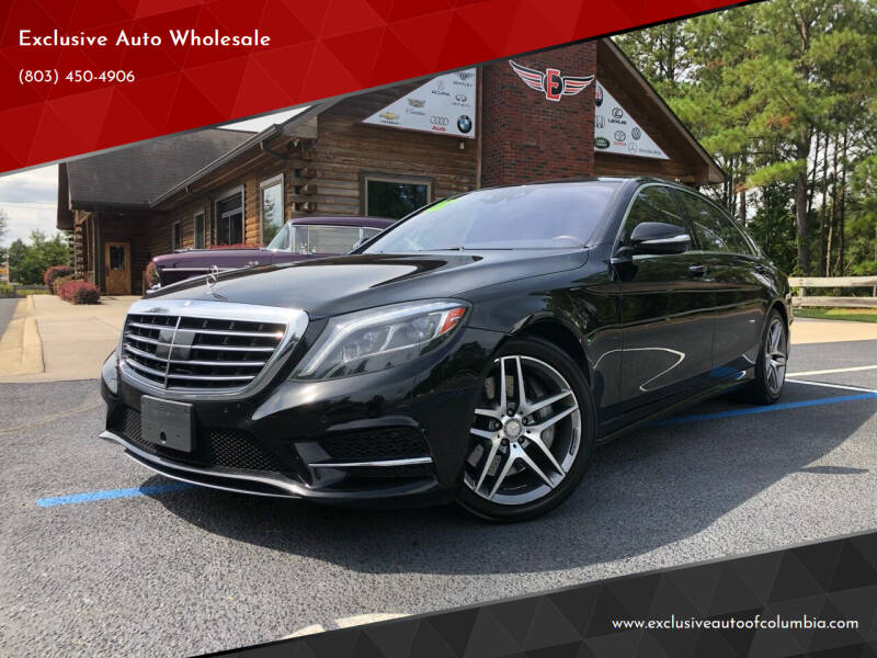 2015 Mercedes-Benz S-Class for sale at Exclusive Auto Wholesale in Columbia SC