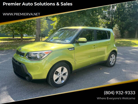 2015 Kia Soul for sale at Premier Auto Solutions & Sales in Quinton VA