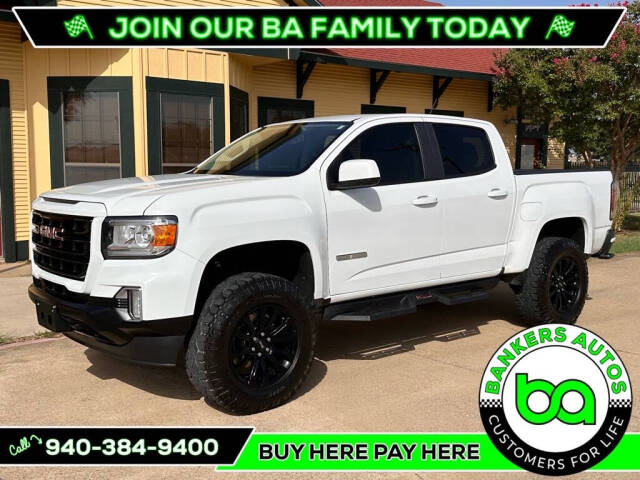 2021 GMC Canyon for sale at BANKERS AUTOS in Denton, TX