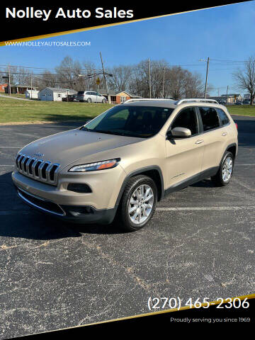 2014 Jeep Cherokee for sale at Nolley Auto Sales in Campbellsville KY
