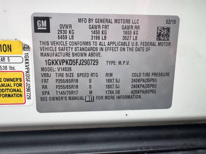 2015 GMC Acadia SLE-2