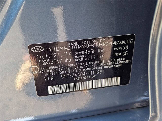 2015 Hyundai Sonata Limited 2.0T