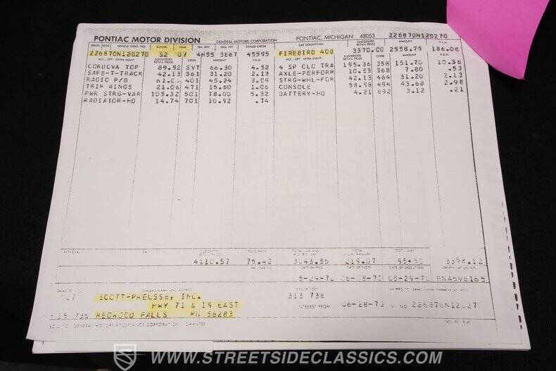 1970 Pontiac Firebird