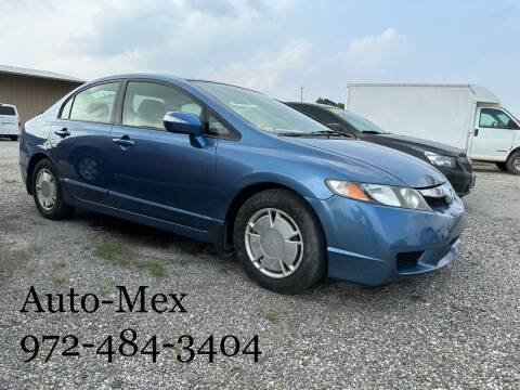 2009 Honda Civic for sale at AUTO-MEX in Caddo Mills TX