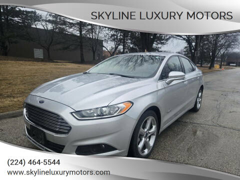 2014 Ford Fusion Hybrid for sale at Skyline Luxury Motors in Buffalo Grove IL