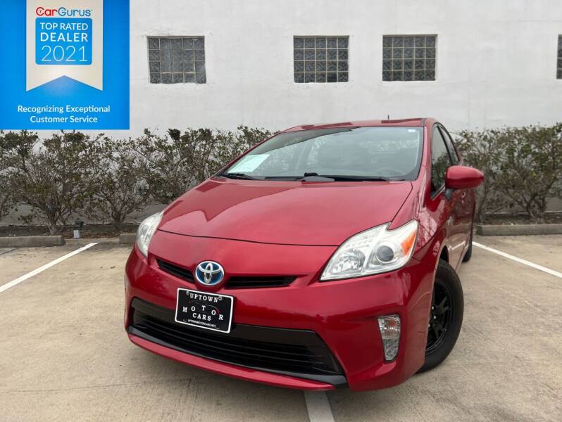 2013 Toyota Prius for sale at UPTOWN MOTOR CARS in Houston TX