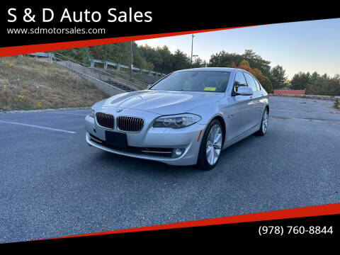 2012 BMW 5 Series for sale at S & D Auto Sales in Maynard MA
