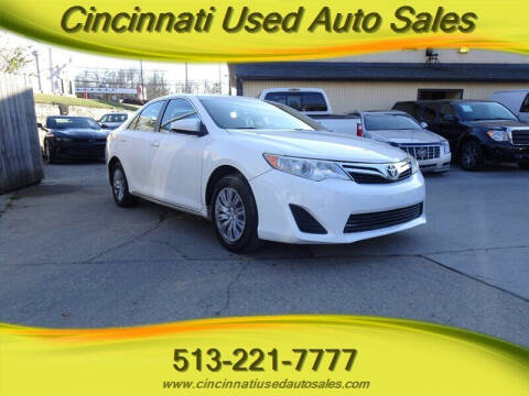 2013 Toyota Camry for sale at Cincinnati Used Auto Sales in Cincinnati OH