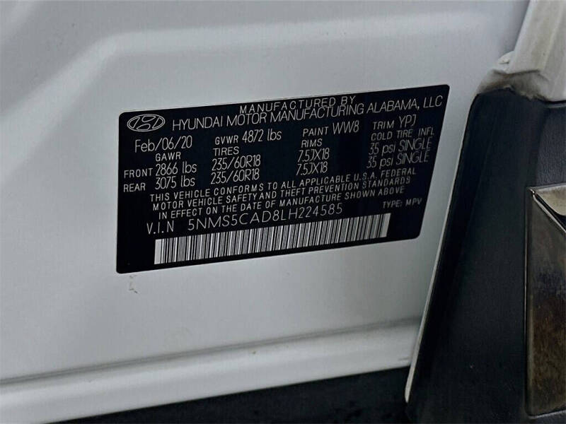 2020 Hyundai Santa Fe Limited