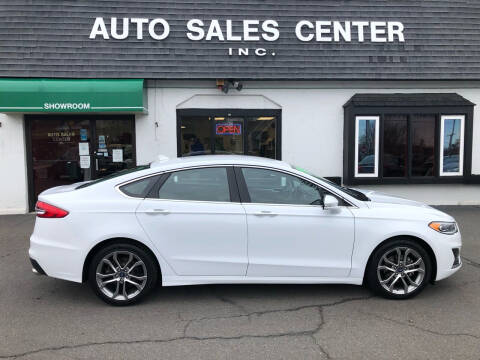 2019 Ford Fusion for sale at Auto Sales Center Inc in Holyoke MA