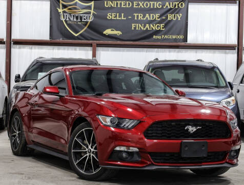 2015 Ford Mustang for sale at United Exotic Auto in Houston TX