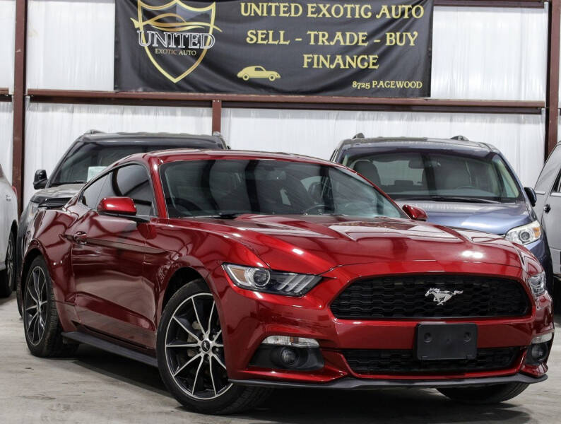 2015 Ford Mustang for sale at United Exotic Auto in Houston TX