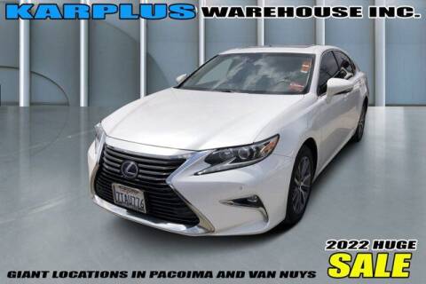 2016 Lexus ES 300h for sale at Karplus Warehouse in Pacoima CA