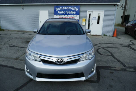2012 Toyota Camry for sale at SCHERERVILLE AUTO SALES in Schererville IN