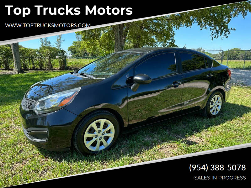 2015 Kia Rio for sale at Top Trucks Motors in Pompano Beach FL
