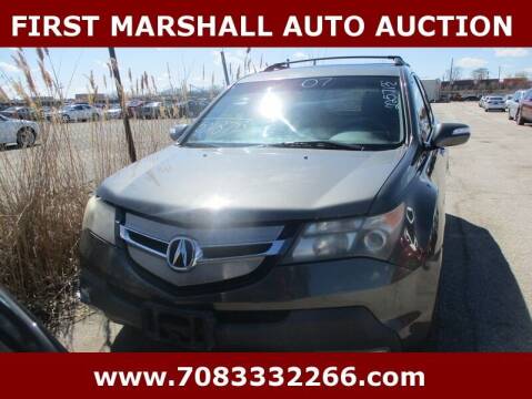 2007 Acura MDX for sale at First Marshall Auto Auction in Harvey IL