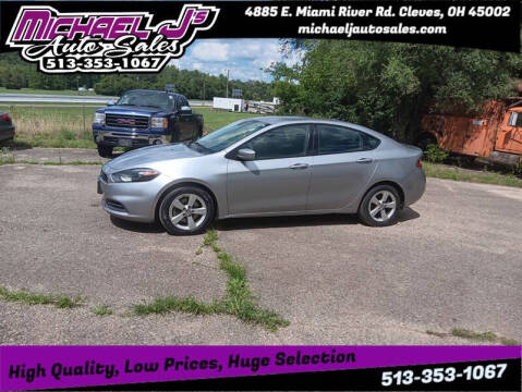 2015 Dodge Dart for sale at MICHAEL J'S AUTO SALES in Cleves OH