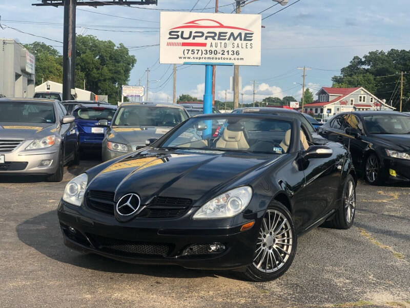 2006 Mercedes-Benz SLK for sale at Supreme Auto Sales in Chesapeake VA