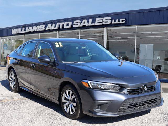 2022 Honda Civic for sale at Williams Auto Sales, LLC in Cookeville TN