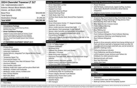 2024 Chevrolet Traverse LT