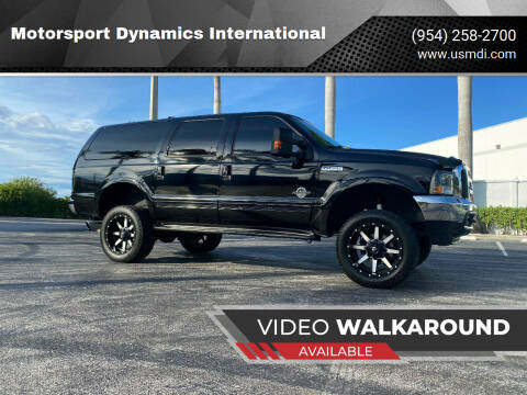 2000 Ford Excursion for sale at Motorsport Dynamics International in Pompano Beach FL