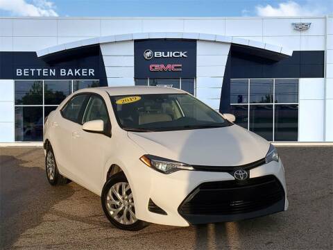 2019 Toyota Corolla for sale at Betten Baker Preowned Center in Twin Lake MI