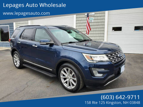 2017 Ford Explorer for sale at Lepages Auto Wholesale in Kingston NH