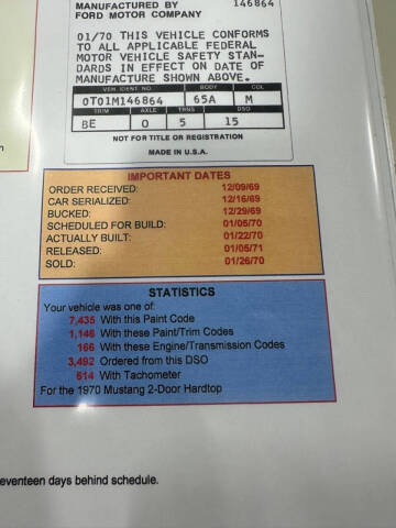 1970 Ford Mustang