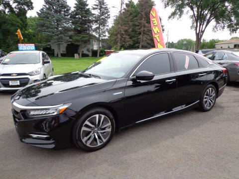 2018 Honda Accord Hybrid for sale at North American Credit Inc. in Waukegan IL