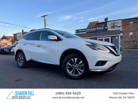 2018 Nissan Murano for sale at Sharon Hill Auto Sales LLC in Sharon Hill PA