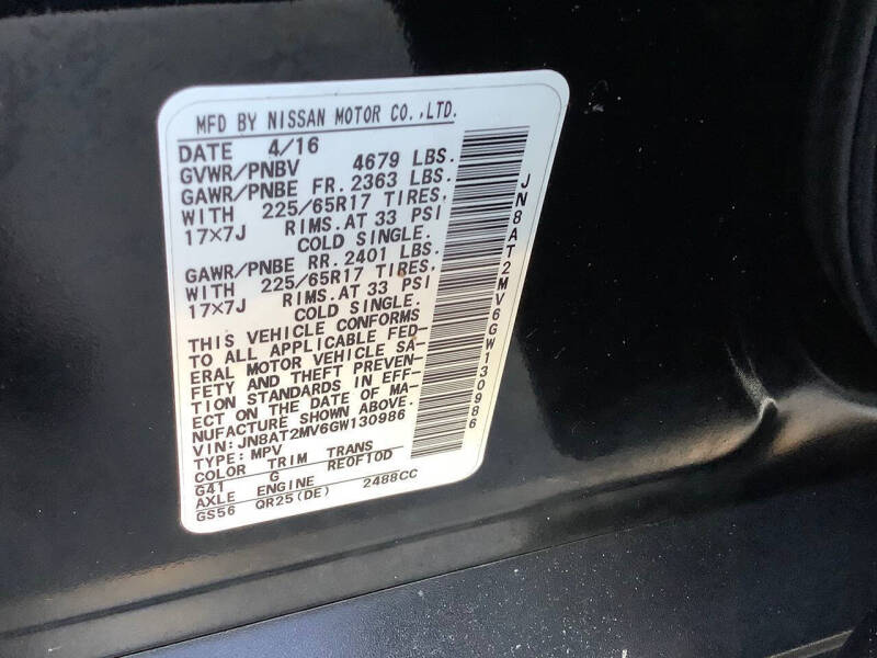 2016 Nissan Rogue S